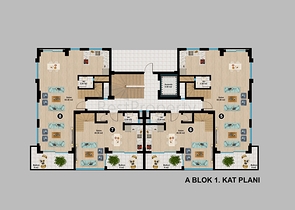 اطلالة بحر وقلعة -شقق وبنتهاوس -مجمع قيد الانشاء -في مركز الانيا 