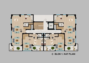 اطلالة بحر وقلعة -شقق وبنتهاوس -مجمع قيد الانشاء -في مركز الانيا 