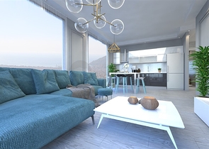 اطلالة بحر وقلعة -شقق وبنتهاوس -مجمع قيد الانشاء -في مركز الانيا 