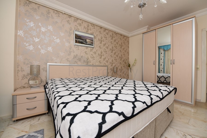 اطلالة بحرية -شقة 2 غرفة وصالة -مفروشة -في  مهموتلار / الانيا 