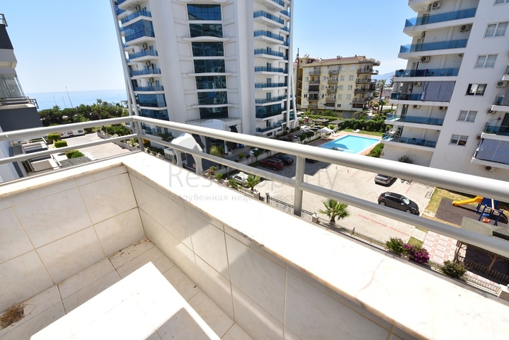 اطلالة بحرية -شقة 2 غرفة وصالة -مفروشة -في  مهموتلار / الانيا 