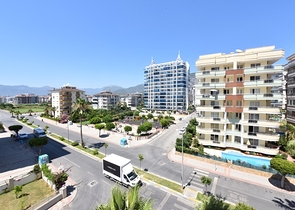 اطلالة بحرية -شقة 2 غرفة وصالة -مفروشة -في  مهموتلار / الانيا 