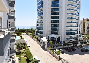 اطلالة بحرية -شقة 2 غرفة وصالة -مفروشة -في  مهموتلار / الانيا 