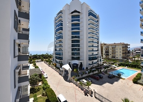 اطلالة بحرية -شقة 2 غرفة وصالة -مفروشة -في  مهموتلار / الانيا 