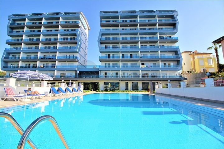 دوبلكس 2 غرفة وصالة -ضمن مجمع حديث - في مهموتلار / الانيا 