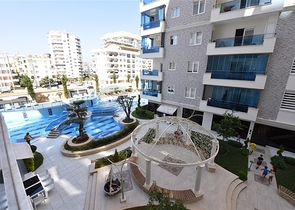 مجمع 5 نجوم - شقة 2 غرفة وصالة -مفروشة -في مهموتلار / الانيا 