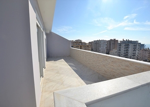 اطلالة بحر وقلعة - دوبلكس 5 غرف وصالة -في مهموتلار / الانيا 