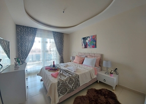 شقة انيقة - تصميم 1+1 - ضمن مجمع حديث -مهموتلار / الانيا 