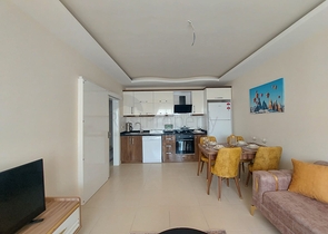 شقة انيقة - تصميم 1+1 - ضمن مجمع حديث -مهموتلار / الانيا 