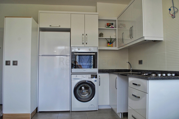 مجمع جديد - شقة 1+1 - مفروشة -في مهموتلار / الانيا 