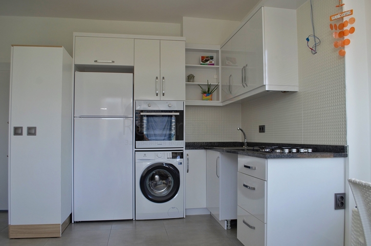 مجمع جديد - شقة 1+1 - مفروشة -في مهموتلار / الانيا 