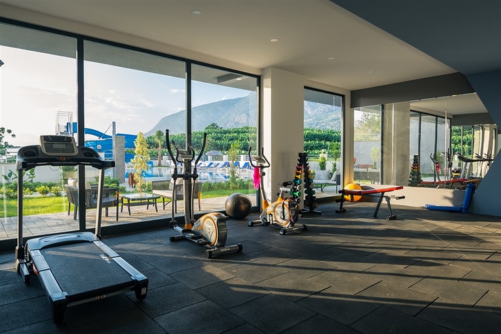 مجمع جديد - شقة 1+1 - مفروشة -في مهموتلار / الانيا 