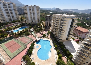 اطلالة بحر - دوبلكس واسعة -5 غرف وصالة -في مهموتلار / الانيا 