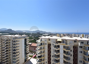 اطلالة بحر - دوبلكس واسعة -5 غرف وصالة -في مهموتلار / الانيا 