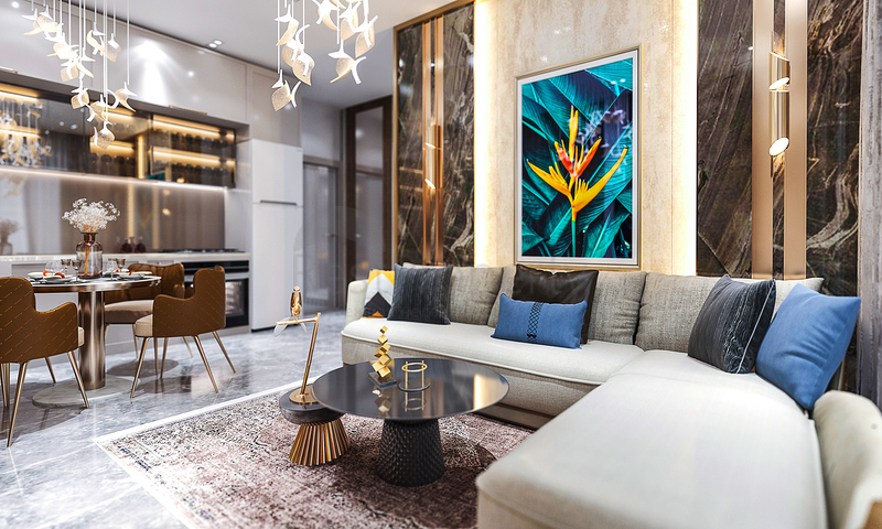 شقق بالاقساط -ضمن مجمع قيد الانشاء في مركز الانيا 