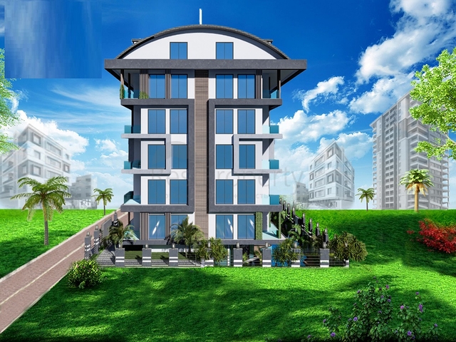 شقق بالاقساط -ضمن مجمع قيد الانشاء في مركز الانيا 