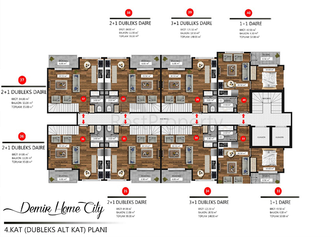 شقق بالاقساط -ضمن مجمع قيد الانشاء في مركز الانيا 