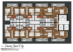 شقق بالاقساط -ضمن مجمع قيد الانشاء في مركز الانيا 