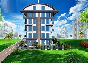 شقق بالاقساط -ضمن مجمع قيد الانشاء في مركز الانيا 