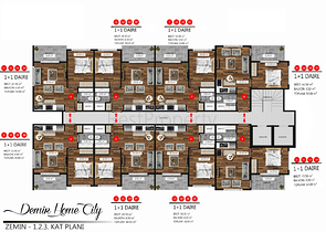 شقق بالاقساط -ضمن مجمع قيد الانشاء في مركز الانيا 