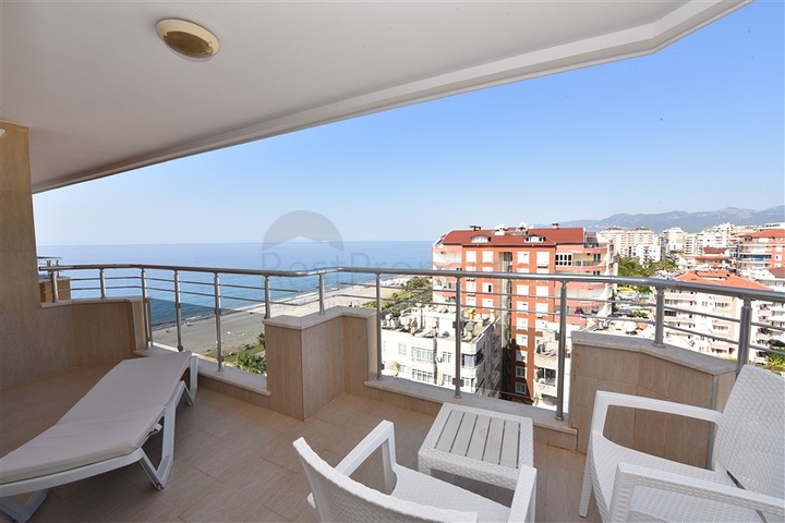 اطلالة بحر مميزة - دوبلكس مفروشة - 3 غرف وصالة -في مهموتلار / الانيا 