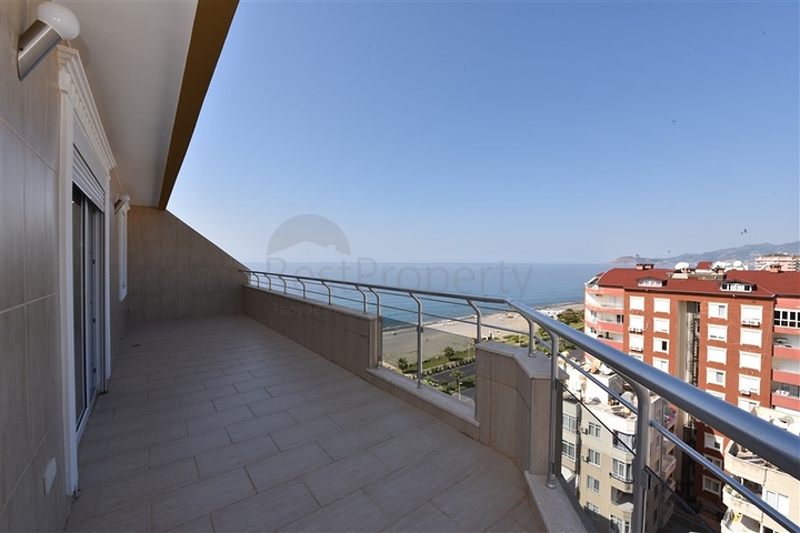 اطلالة بحر مميزة - دوبلكس مفروشة - 3 غرف وصالة -في مهموتلار / الانيا 