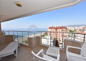 اطلالة بحر مميزة - دوبلكس مفروشة - 3 غرف وصالة -في مهموتلار / الانيا 