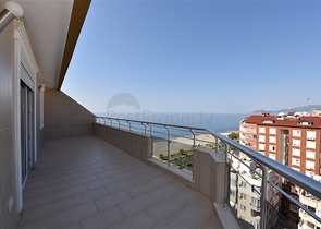 اطلالة بحر مميزة - دوبلكس مفروشة - 3 غرف وصالة -في مهموتلار / الانيا 