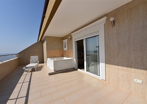 اطلالة بحر مميزة - دوبلكس مفروشة - 3 غرف وصالة -في مهموتلار / الانيا 