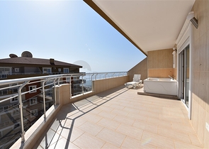 اطلالة بحر مميزة - دوبلكس مفروشة - 3 غرف وصالة -في مهموتلار / الانيا 