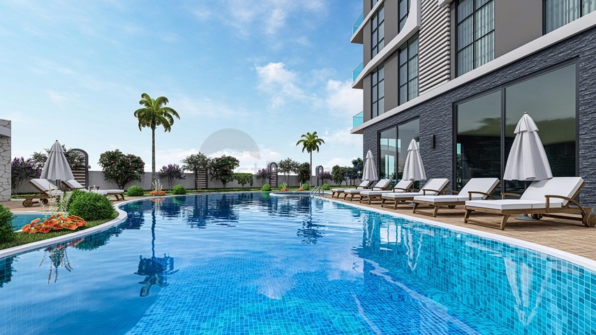 شقق بالاقساط في الانيا - مجمع قيد الانشاء في مهموتلار / الانيا 