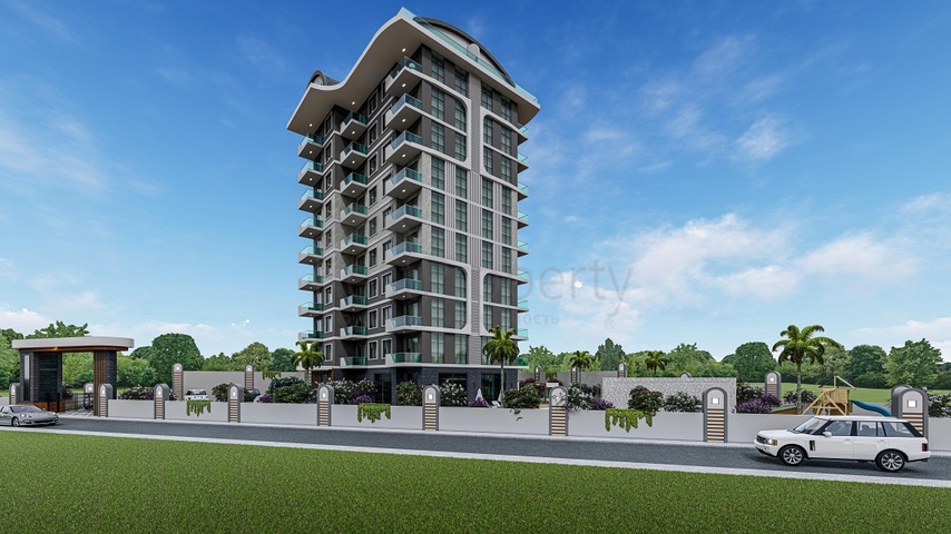 شقق بالاقساط في الانيا - مجمع قيد الانشاء في مهموتلار / الانيا 