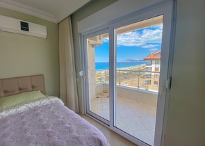 اطلالة بحر مباشرة -مناسبة للجنسية التركية -دوبلكس 4 غرف وصالة -في كاستل / الانيا 