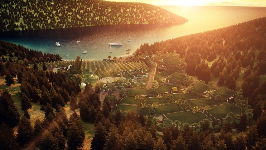 فيلات في جنة بودروم!