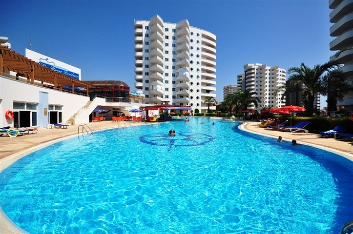 شقة غرفتين وصالة -طابق مرتفع -مجمع يضم كافة الخدمات -في مهموتلار / الانيا 