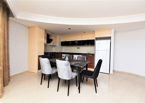 شقة غرفتين وصالة -طابق مرتفع -مجمع يضم كافة الخدمات -في مهموتلار / الانيا 