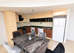 شقة غرفتين وصالة -طابق مرتفع -مجمع يضم كافة الخدمات -في مهموتلار / الانيا 