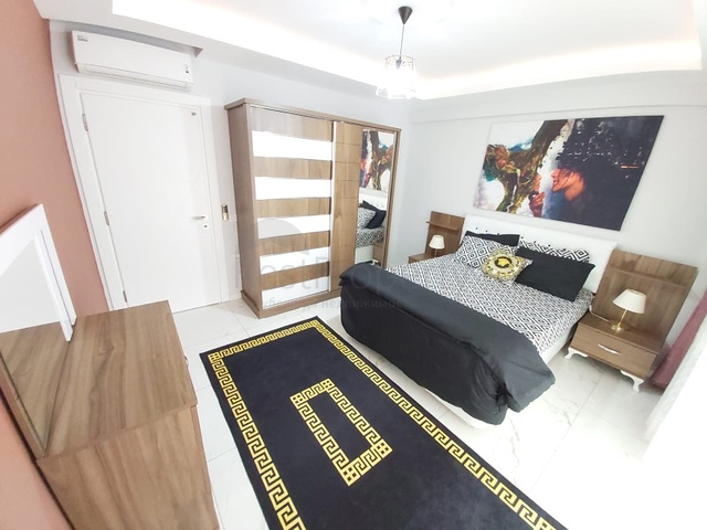 شقة ضمن مجمع فاخر - تصميم 1+1 - مفروشة -في مهموتلار / الانيا 