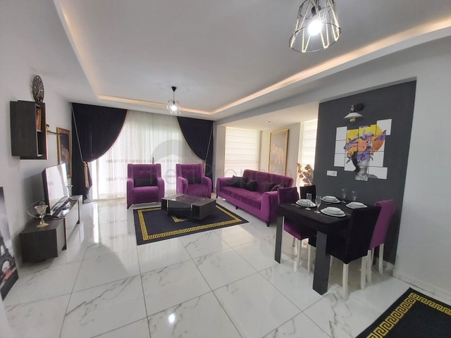 شقة ضمن مجمع فاخر - تصميم 1+1 - مفروشة -في مهموتلار / الانيا 