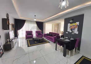 شقة ضمن مجمع فاخر - تصميم 1+1 - مفروشة -في مهموتلار / الانيا 