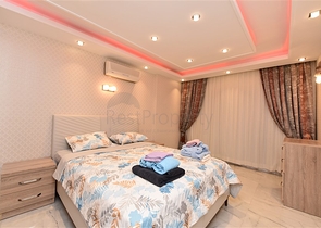 شقة باطلالة بحر مباشرة في الانيا -تصميم 1+2 - في مهموتلار 