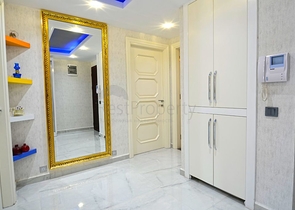 شقة باطلالة بحر مباشرة في الانيا -تصميم 1+2 - في مهموتلار 