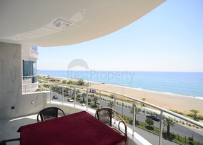 شقة باطلالة بحر مباشرة في الانيا -تصميم 1+2 - في مهموتلار 