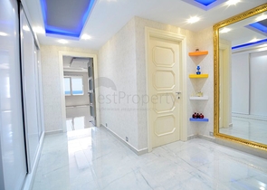 شقة باطلالة بحر مباشرة في الانيا -تصميم 1+2 - في مهموتلار 