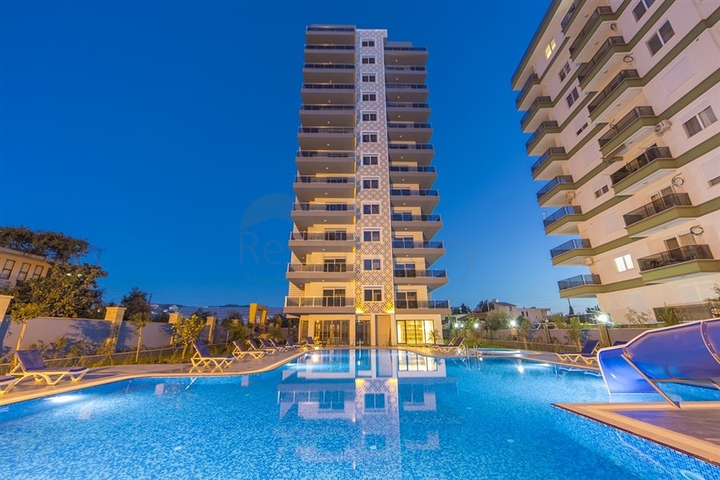 مجمع انيق - يضم كافة الخدمات -شقة 1+1- مفروشة -في مهموتلار / الانيا 