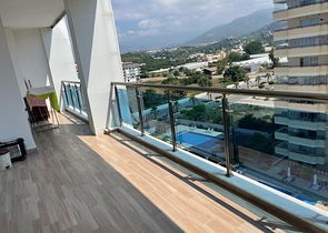 قريب من البحر - شقة ضمن مجمع فاخر - في مهموتلار / الانيا 