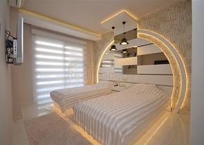 شقة فاخرة للبيع - ضمن مجمع حديث -في مهموتلار / الانيا 