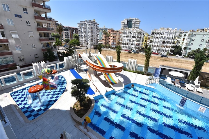 مجمع فاخر حديث - شقة طابق مرتفع -2 غرفة وصالة -في مهموتلار / الانيا 