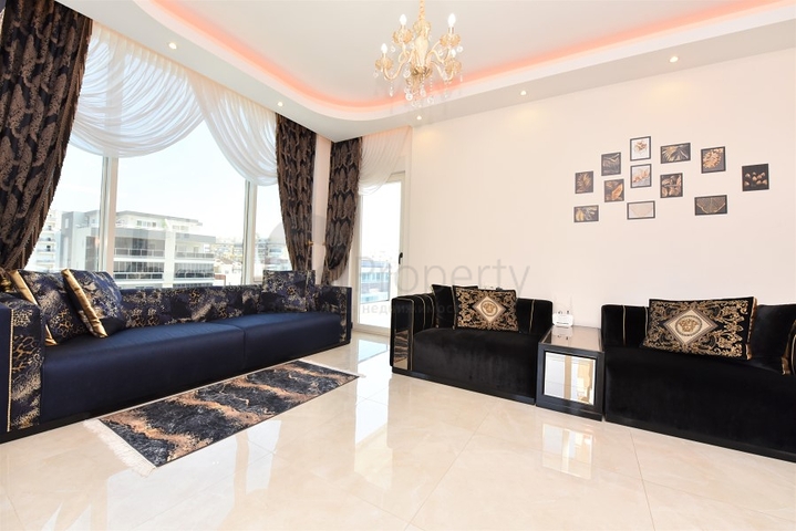 مجمع فاخر حديث - شقة طابق مرتفع -2 غرفة وصالة -في مهموتلار / الانيا 