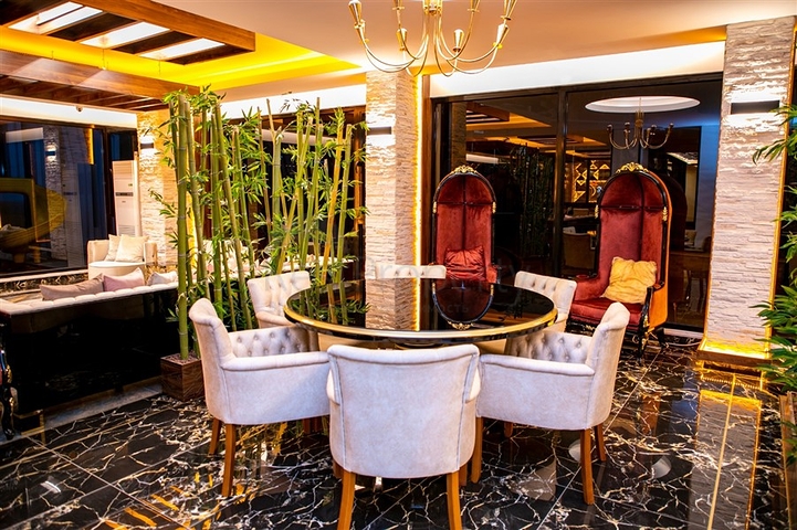 مجمع فاخر حديث - شقة طابق مرتفع -2 غرفة وصالة -في مهموتلار / الانيا 